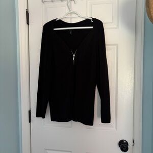 Lane Bryant, Metal Zipper up, jacket, cardigan. 18/20 Excellent condition